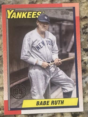 2025 Topps Series 1 - 1990 Topps Baseball #T90-47 Babe Ruth - Zdjęcie 1 z 2