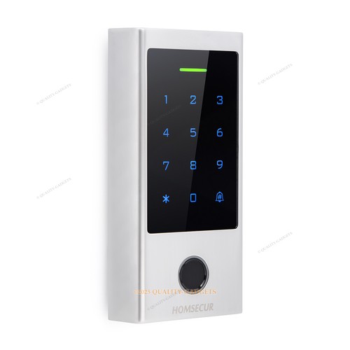 HOMSECUR Weatherproof IP66 APP WIFI Fingerprint PIN Access Control Touch Keypad - Picture 2 of 12