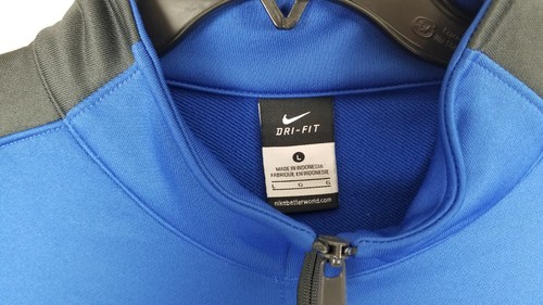 NIKE BASKETBALL TRACK SUIT JACKET +PANTS SET OUTFIT ROYAL BLUE GREY (SIZE LARGE) - Picture 5 of 20