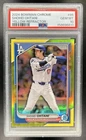 2024 Bowman Chrome Shohei Ohtani Yellow Refractor #/75 Dodgers PSA 10 GEM MINT