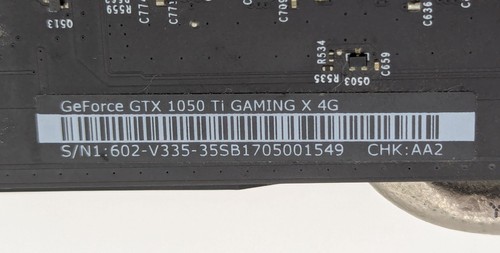 MSI GeForce GTX 1050 TI 4GB GDDR5 Video Graphics Card GTX-1050-TI-GAMING-X-4G - Picture 11 of 13