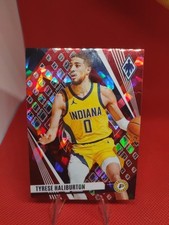 2023-24 Panini Phoenix Tyrese Haliburton Red Ice #99 Indiana Pacers