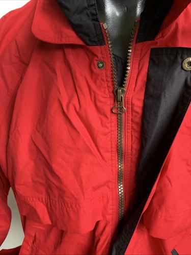 Cadillac Herren Gr. Large rot durchgehender Reißverschluss Parka Jacke Diport Signature - Bild 3 von 5