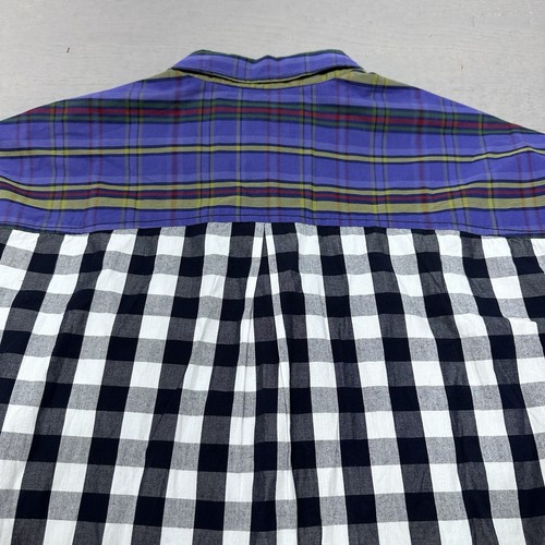 NEW Maeve Shirt Womens Large Multicolor Check Plaid Button Up Anthropology - Picture 12 of 13