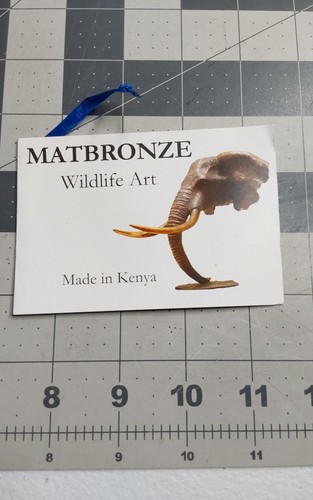 Denis Mathews Bronze Matbronze Kenya Impala Hoof Foot Print - Picture 4 of 6