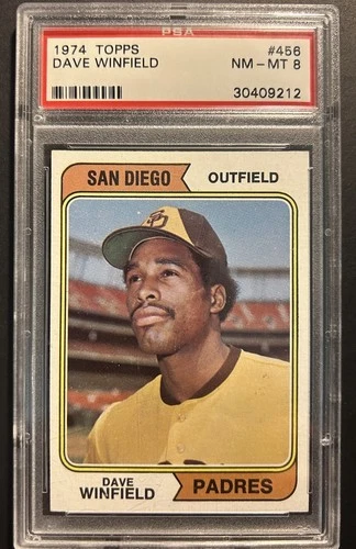 1974 Topps Dave Winfield Rookie PSA 8 NM-MT