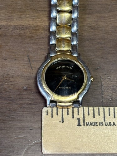 Giorgio Beverly Hills Vintage Watch needs battery/ new band - Picture 8 of 8