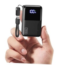 Portable Charger, Ultra Small 10000mAh 45W PD Power Bank, USB C in Out Fast