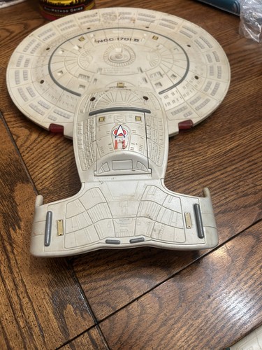 Star Trek The Next Generation VNTG Playmates Klingon Cruiser/USS Enterprise REA - Bild 8 von 8