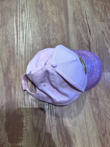 Disney Wish STAR Kids one size Cap Hat Purple Hat adjustable back glitter embroi - Picture 4 of 5