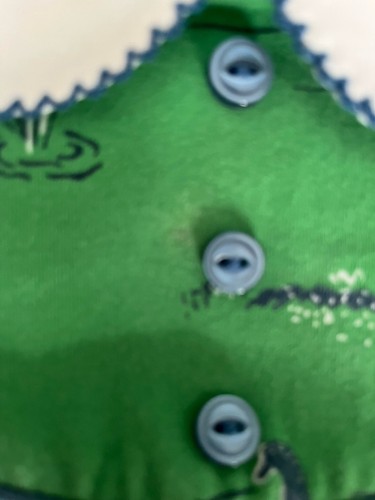 Serendipity by Shrimp and Grits Size M 5-6 Girl's Dress Green Blue Ducks Pocket - Picture 2 of 6