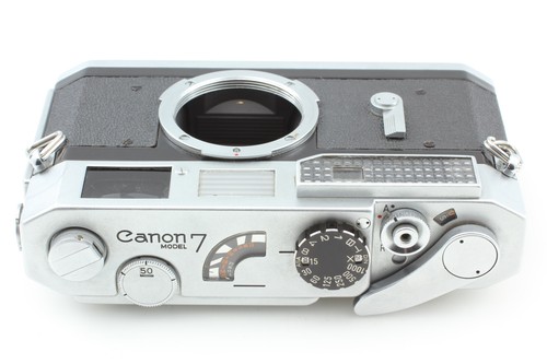 [Ecc+4] Canon Model 7 fotocamera pellicola 35 mm telemetro corpo attacco L39 dal Giappone - Foto 7 di 12