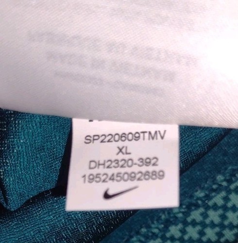 Nuevo con etiquetas Nike Dri-FIT Victory para mujer manga corta patrón geométrico talla XLarge - Imagen 7 de 9