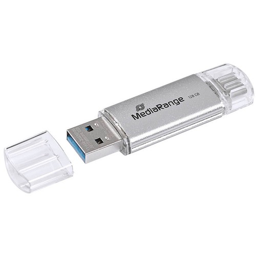 MediaRange USB-Stick silber 128 GB - Bild 6 von 7