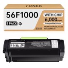 56F1000 Kompatybilny z tonerem (6000 stron) Kompatybilny z Lexmark MS321 ...