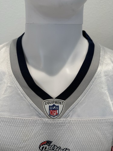 Reebok NFL On Field New England Patriots Wes Welker 83 White Men’s Jersey Stains - Picture 13 of 24