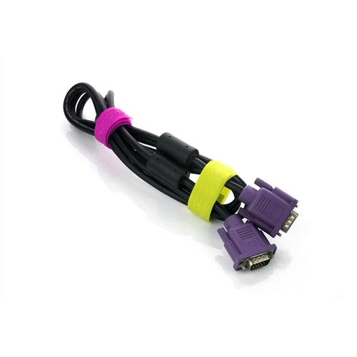 50 PCS Candy Colored Ties Wire Cord Holder Charging Cable Wrapper Extension - 第 9/11 張圖片