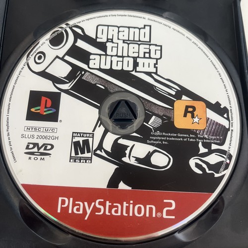 Grand Theft Auto III (PlayStation, 2003) Disc Is Greatest Hits. Ships Fast! - Picture 4 of 7