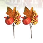2PCS Thanksgiving Day Beeren Ernte Festival Beere Ahorn Kürbis