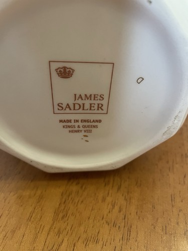 Vintage Sadler Teapot 4440 King Henry VIII And His Six Wives Teapot England - Picture 7 of 8