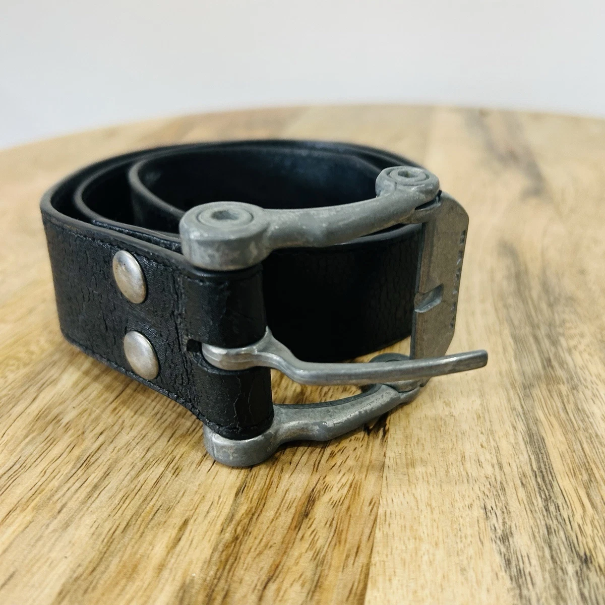 【ビンテージ】OLD OAKLEY　高級レザーベルト　本革　89cm~100cm Oakley - 【ビンテージ】OLD OAKLEY 高級レザーベルト 本革 89cm~100cm