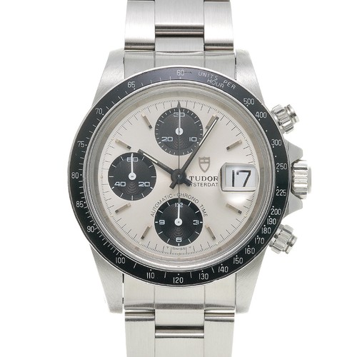 TUDOR Price Date Chronotime 79160 Silver/black WATCH 483511