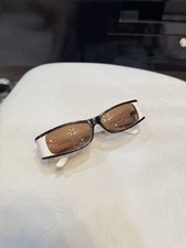 Exte Womens EX61603 White Sunglasses Brown Lenses NOS