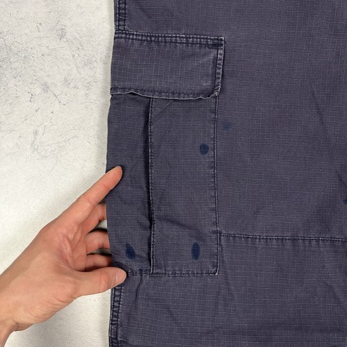 Vintage Carhartt Cargo Pants Purple Blue Size 34 X 34 00’s Mens Streetwear Hype - Picture 14 of 16
