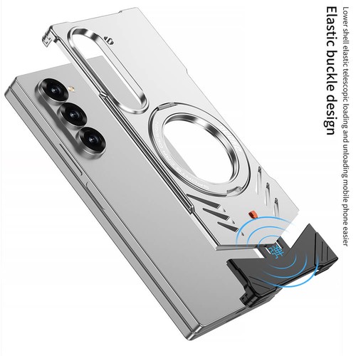 Magnetische rahmenlose Aluminium-Metallabdeckung für Samsung Galaxy Z Fold 7/6 - Picture 2 of 14