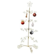 3 Ft Wrought Iron Christmas Tree Ornament Display Stand Metal Holder Hanger
