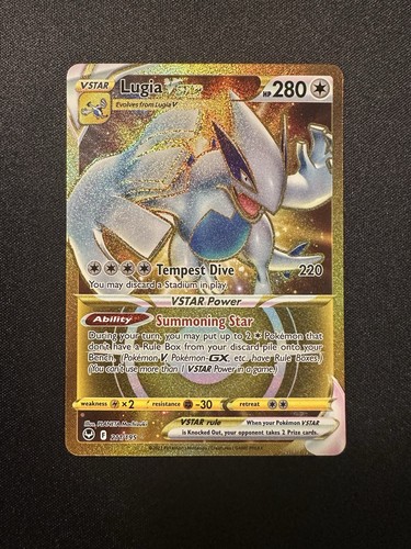 Lugia VSTAR (Segreto) 211/195 Swsh12: Spada e Scudo - Silver Tempest Holo - Foto 1 di 3