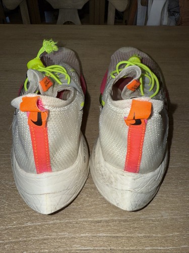 Nike Zoom Alphafly Next % White/Pink Mens Running 2021 AUTHENTIC NEW Size 12.5 - Picture 4 of 9