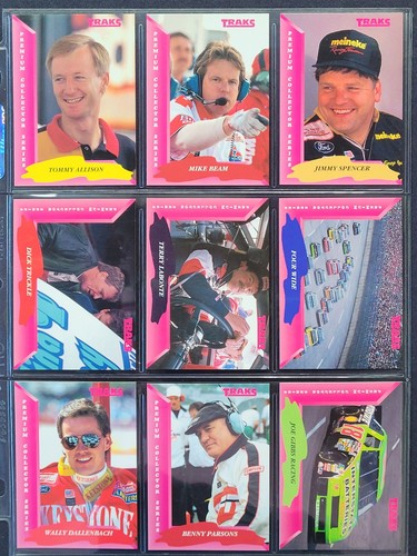 1993 Traks Complete (200) NASCAR Racing Card Set/2 Prototypes - Picture 3 of 24