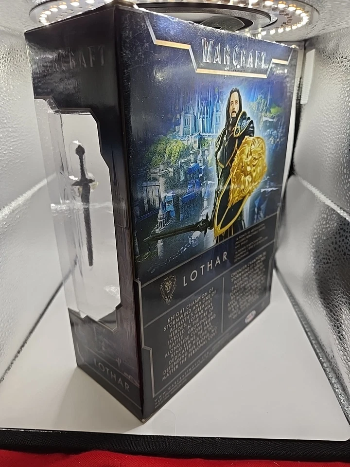 Warcraft Movie Action Figure LOTHAR 6-inch Jakks NEW IN BOX 2016 World of - Image 3 of 4