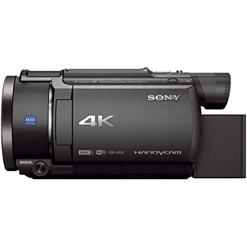 D*d様 FDR-AX60 SONY 4K Camcorder Handycam FDR-AX60 1.8 f Black 64GB Zoom