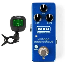 MXR M280 VINTAGE BASS OCTAVE MINI BASS GUITAR EFFECT PEDAL (w/ FREE TUNER )