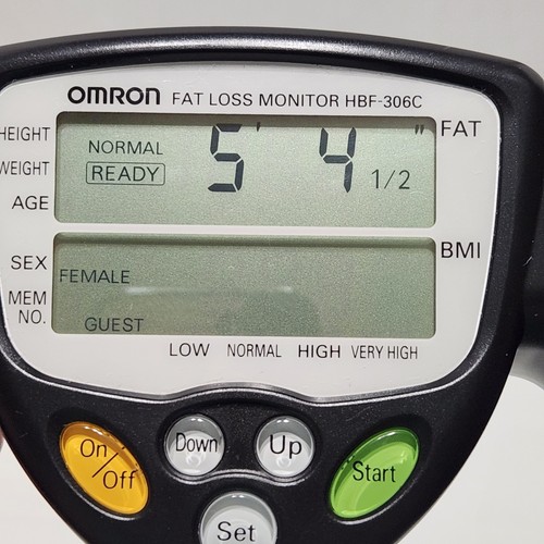 Omron HBF-306C Handheld Body Fat Loss Monitor - Picture 7 of 8
