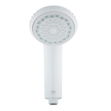 Response Adjustable 4 Spray Mode Shower Head Grey/White