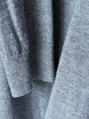 Talbots Cardigan Merino Wool Women’s Size 2X Gray Open Front Lightweight - Picture 5 of 5