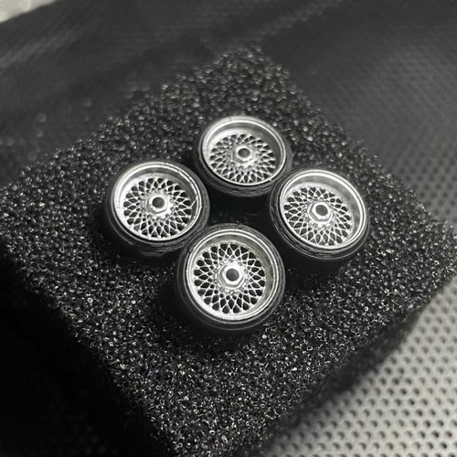 1/64 Diorama Car Tuning Wheel Tuned Parts Props for Lowrider Diecast Model Car - Picture 24 of 25