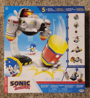 Sonic the Hedgehog Eggman Egg Mobile Battle Set Helicopter Playset