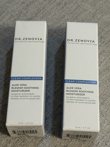 2er Set Dr. Zenovia klarer Teint Unreinheiten beruhigende Feuchtigkeitscreme Reisegröße