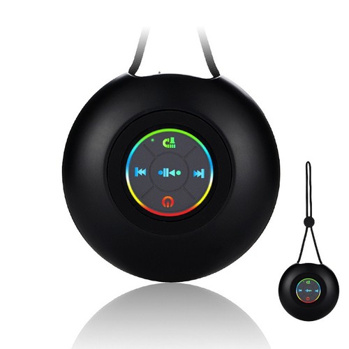 Haut-parleur Bluetooth étanche portable extérieur | LED colorée, support carte TF - Photo 5 sur 7