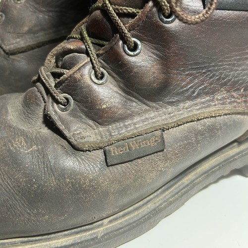 Redwing Boots Men’s Size 11 Leather Brown Gore-Tex Steel Toe Workwear Lace Up - Picture 3 of 9