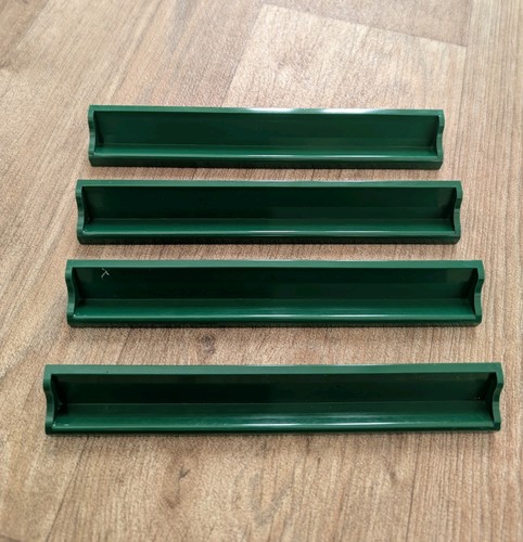 Vintage Original 1980's Green Scrabble Letter Tile Racks Holders Trays