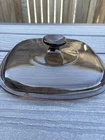 Vintage PYREX Corning Ware Amber Brown Replacement LID A-2-B   2quartz