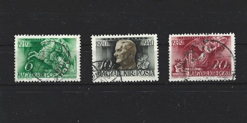 Ungarn Hungaria 1940 Satz Jubiläum - gestempelt - MiNr: 626 - 628 sehr schön!