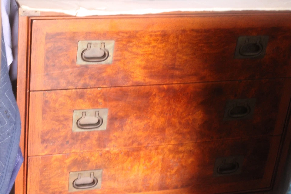 Hickory Manufacturing Company 7 gabinetes modulares de madera de burlón de mediados de siglo a juego Foto 3 de 4