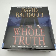 The Whole Truth By David Baldacci Read By Ron McLarty Audio Book CD New Sealed