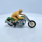 New ListingHot Wheels Vintage 1971 Rrrumblers Road Hog Green Tan Rider Read